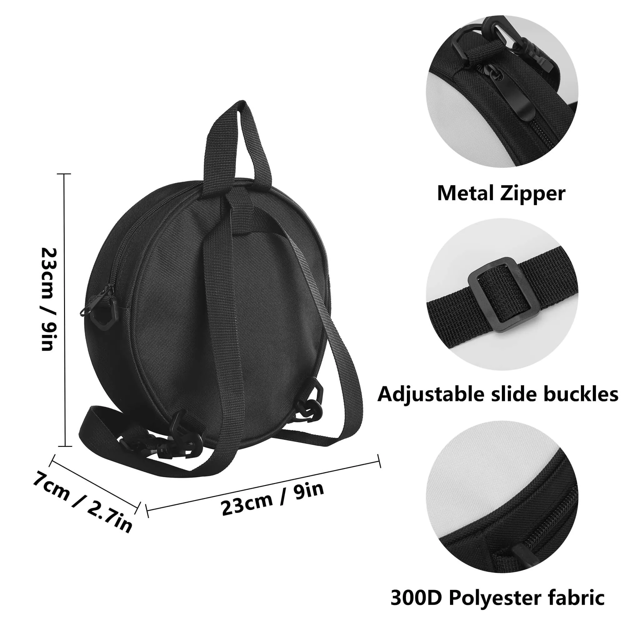 Trippy Forest Round Satchel Bag